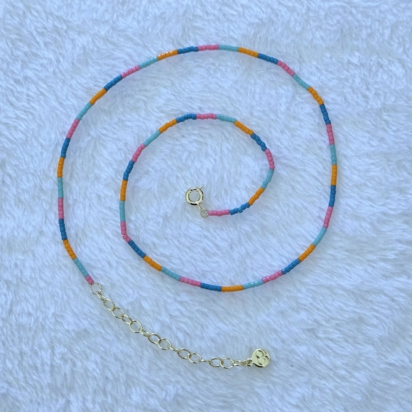 Gorjana Jewelry - Gorjana "Gigi Stripe" Glass🪟 Bead Necklace - NWT